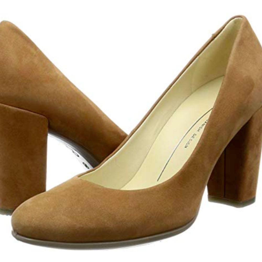 ECCO Shape 75 Block Heel Dress Pump Shoes